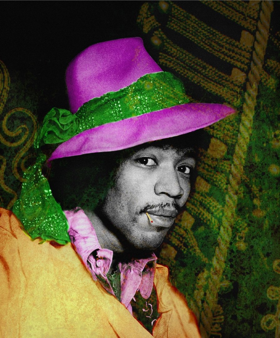 Gered Mankowitz, Jimi Hat, C-type print, 50.8 x 61 cm, © Gered Mankowitz | Iconic Images