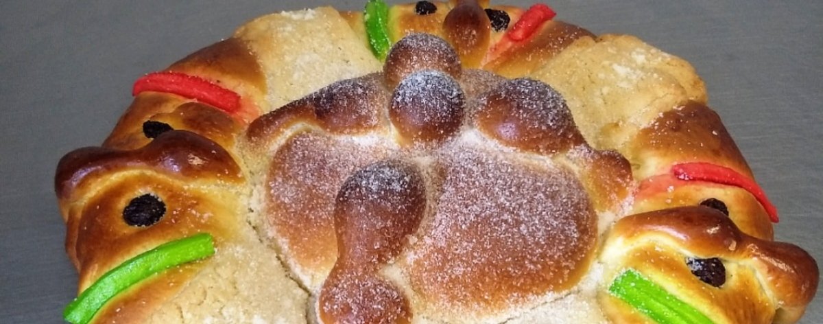 Roscamuerta, pan de muerto en rosca de Reyes para las próximas fiestas