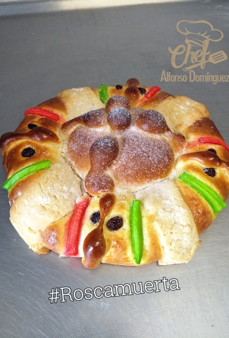 Roscamuerta, pan de muerto en rosca de Reyes para las próximas fiestas
