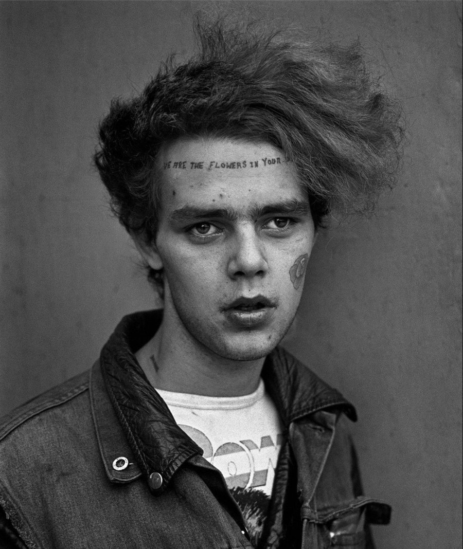 Fotografía de jovenes en Londres durante los ochentaDerek Ridgers