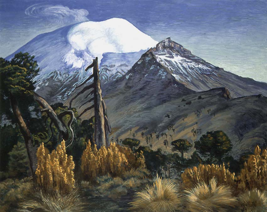 Vista del Popocatépetl (1934)