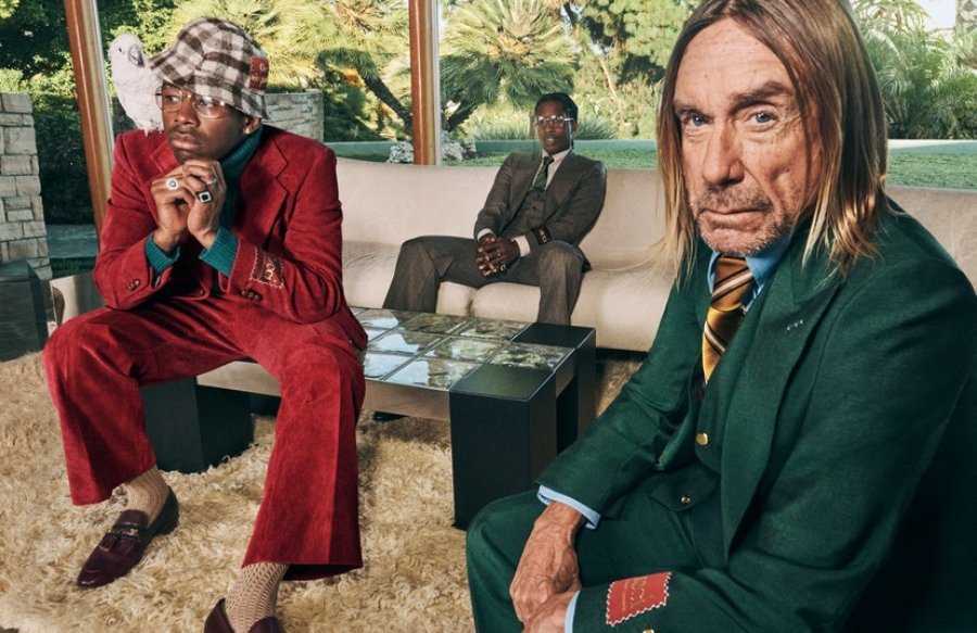 Iggy Pop, Tyler, the Creator y A$ap Rocky en lo nuevo de Gucci Tailoring