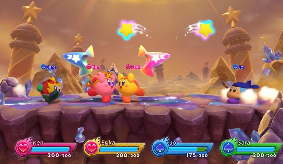 Aspecto del nuevo videojuego Kirby Fighters 2