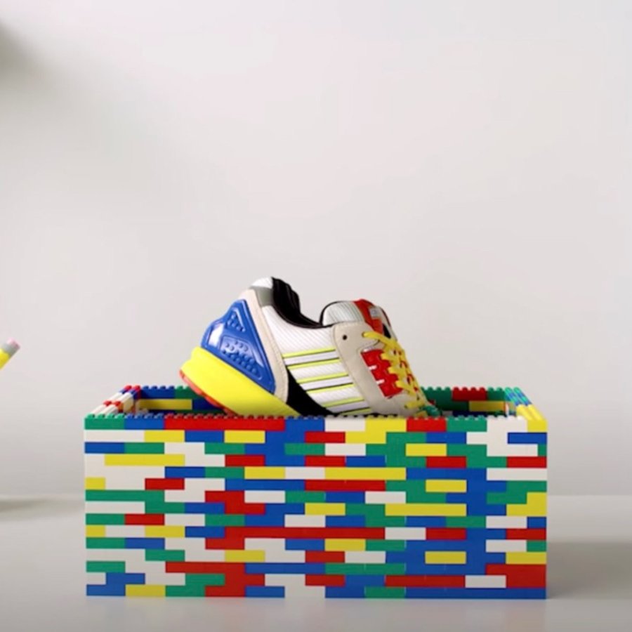 Aspecto de las nuevas zapatillas de Adidas y Lego