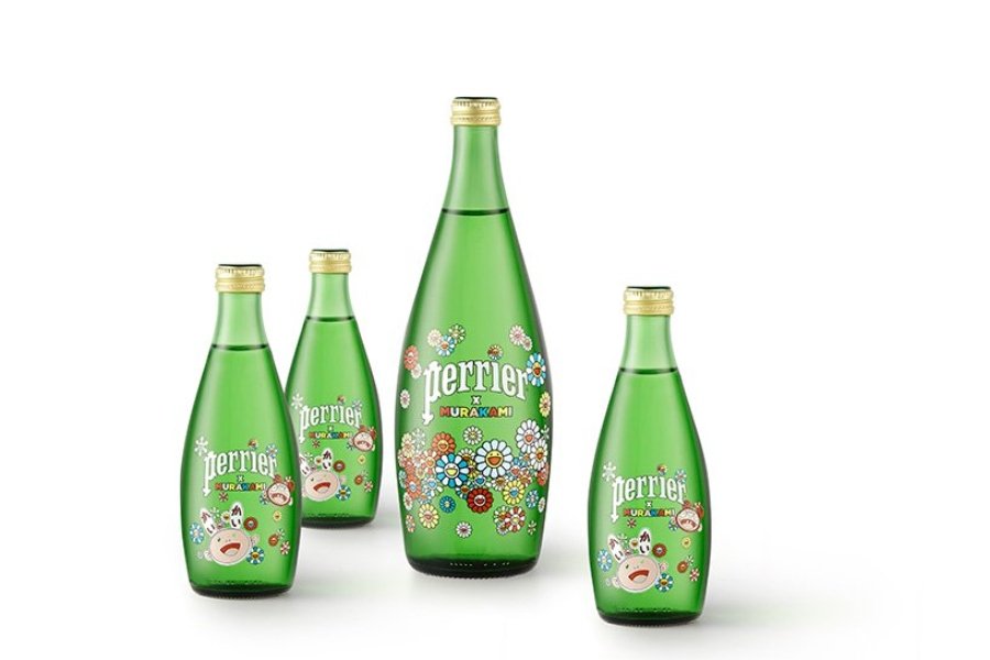 Perrier y Takashi Murakami colaboran en botellas de edición limitada