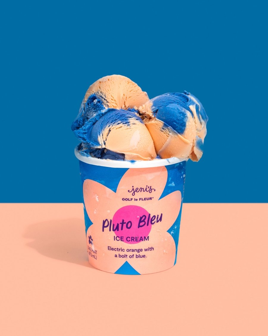 Aspecto del sabor Pluto Bleu, el helado de Tyler, the creator