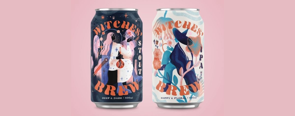 Cerveza para brujas, diseños de Vanessa Lovegrove