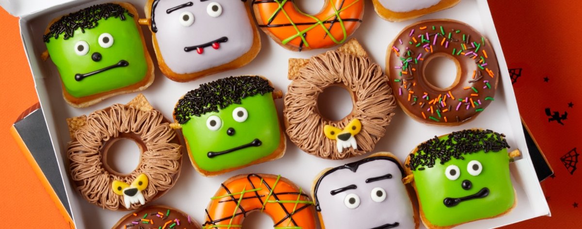 Donas edición Halloween por Krispy Kreme