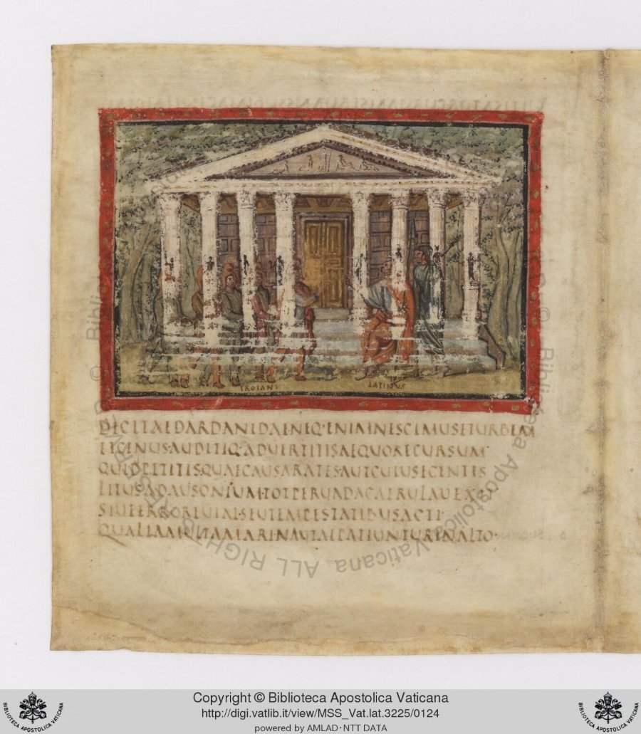 'Virgilio Vaticano' Folio 40 verso.