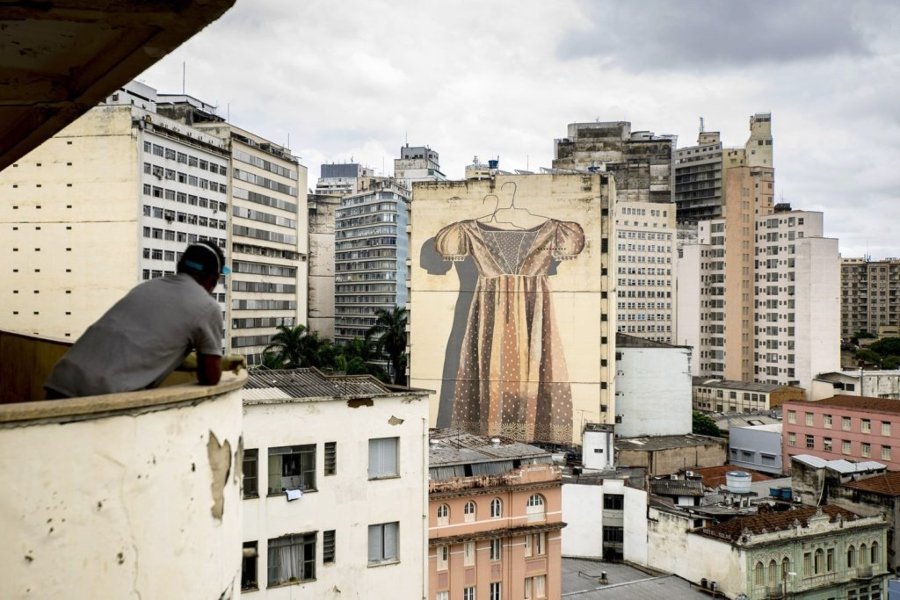 Mural por la artista argentina afincada en Valencia