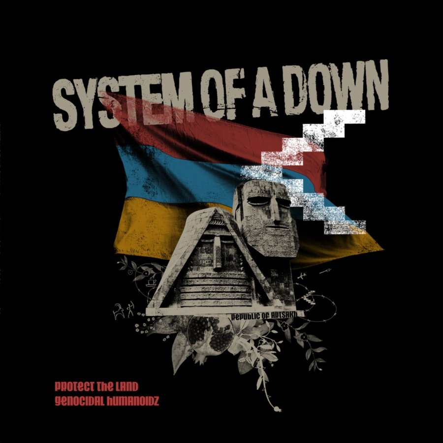 Portada de los nuevos sencillos de system of a Down