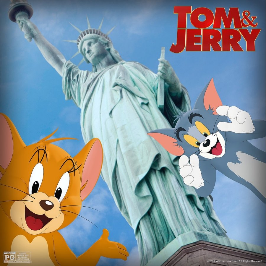 Escena de la película de Tom y Jerry para el 2021