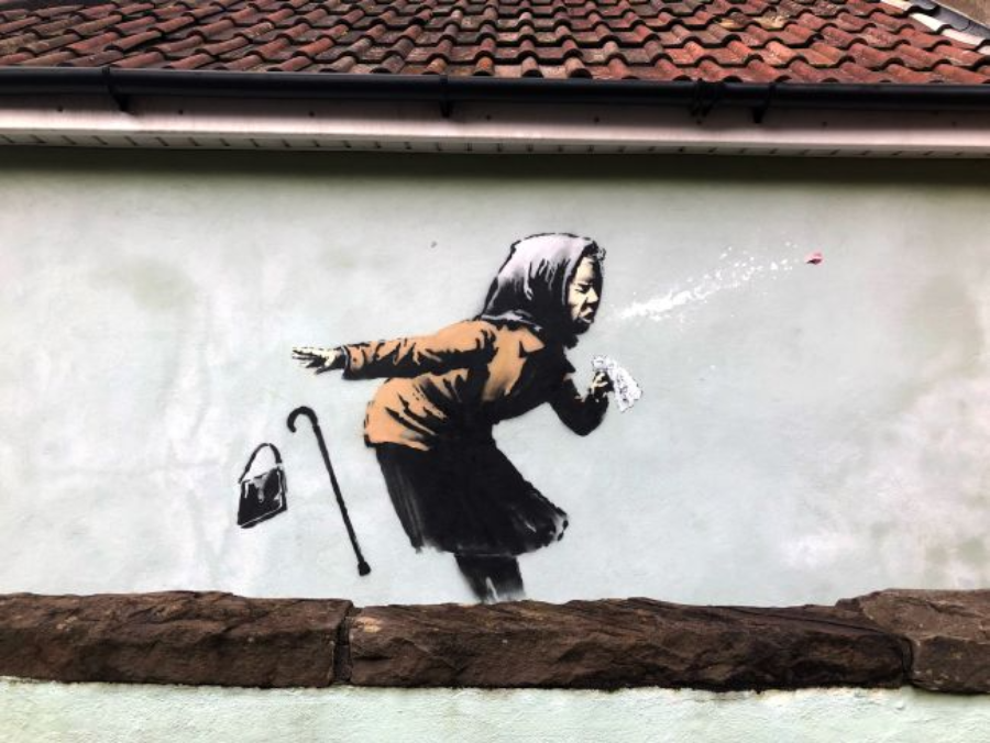 Lo mejor de Banksy 2020 "Achooo"