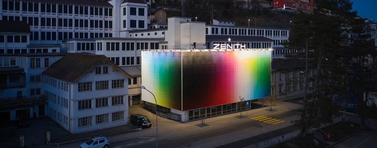 Zenith y Felipe Pantone intervienen fachada en Suiza