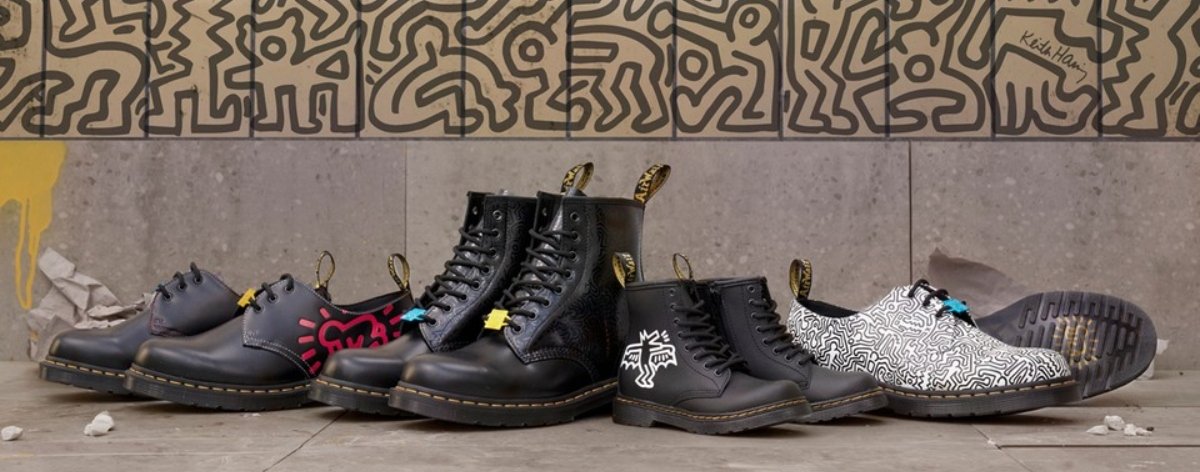 Dr. Martens x Keith Haring con colección de botas