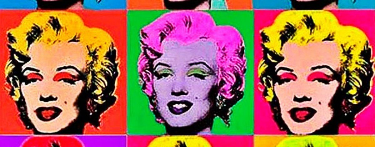 Pintura Marilyn Monroe por andy Warhol