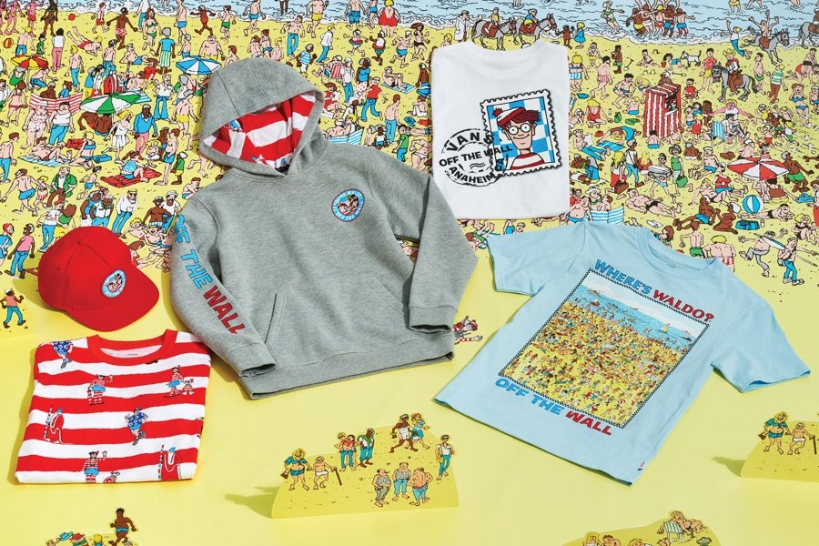 Nueva colección de vans con las ilustraciones de Where´s Waldo?