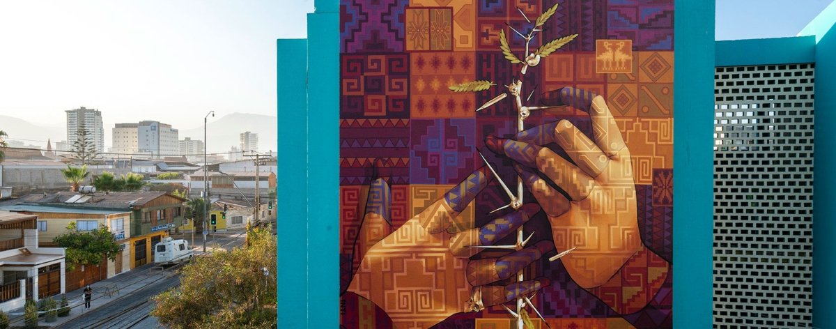 INTI presentó su nuevo mural en Chile