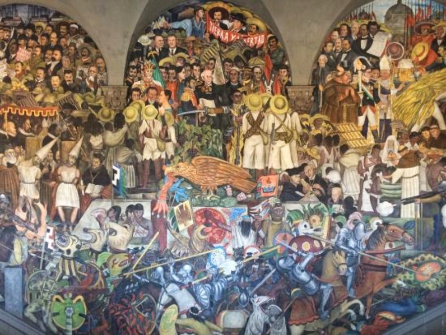 Murales de Diego Rivera en la SEP