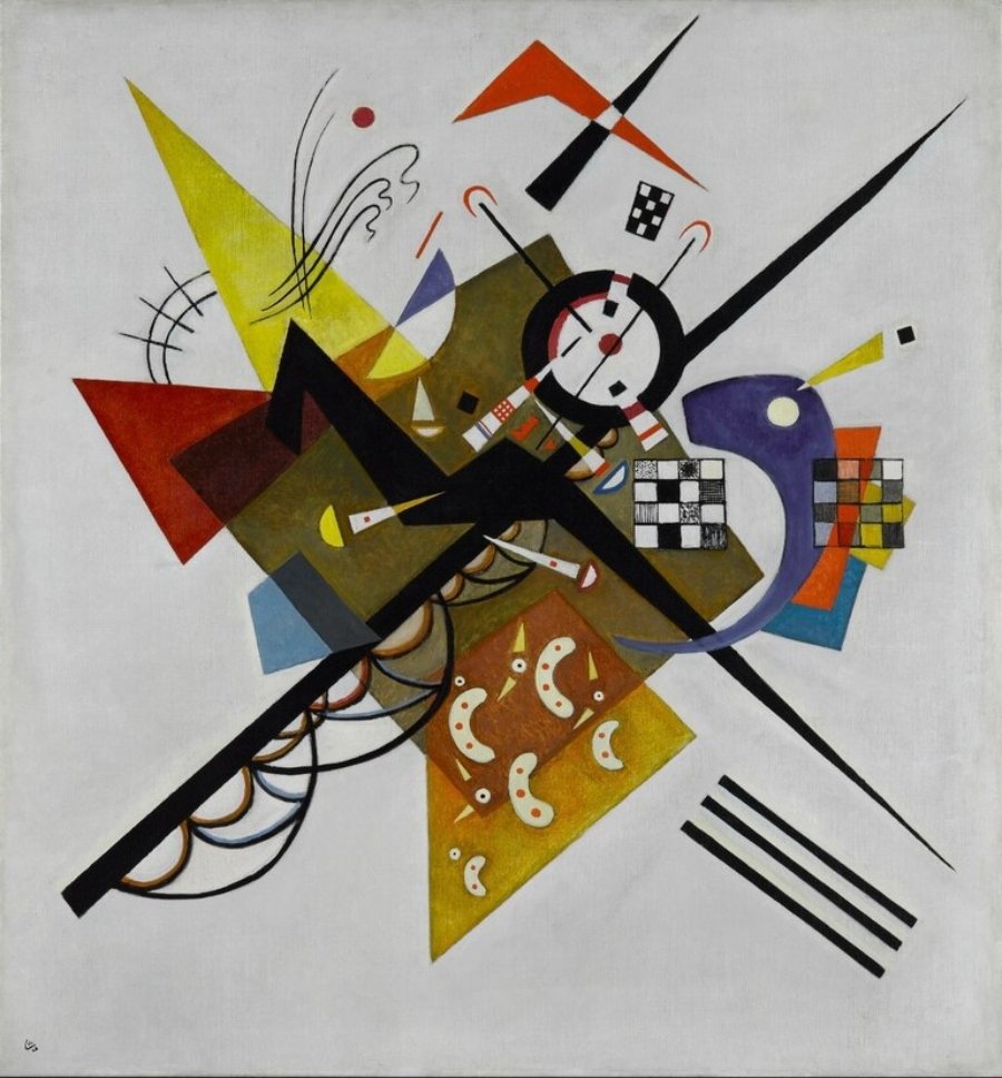 Auf Weiss II (Sur blanc II), Vassily Kandinsky, 1923