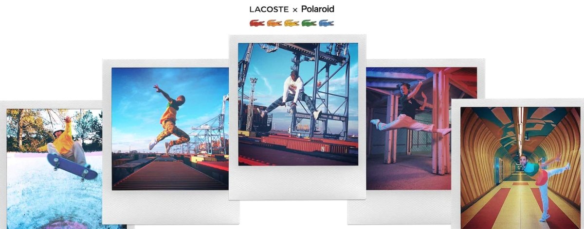 Lacoste x Polaroid con una colaboración muy retro