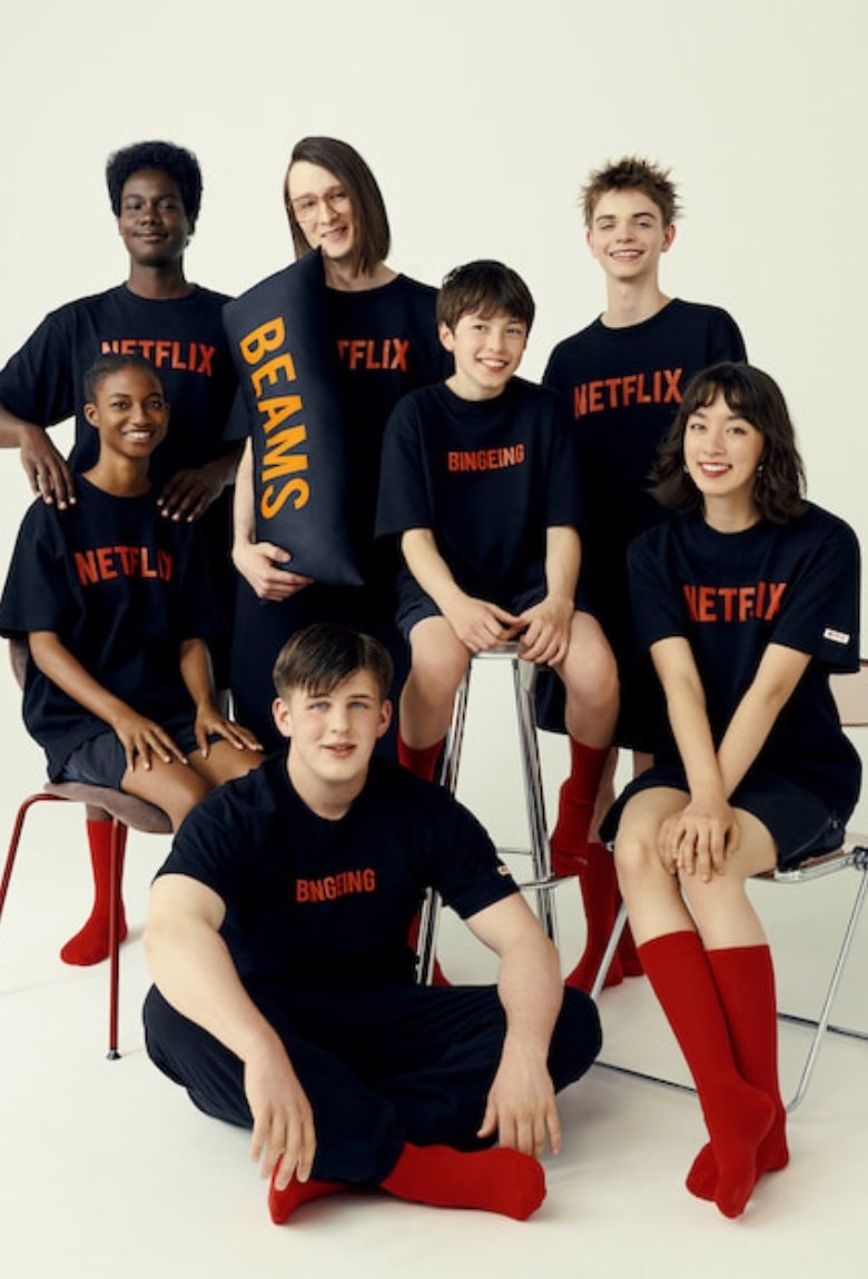 Beams y Netflix lanzan colaboración de ropa muy chill