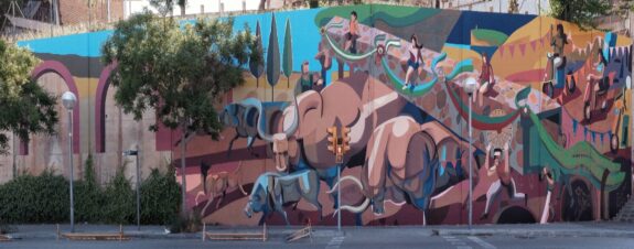 B Murals y Franco Fasoli presentan el mural «TIME»