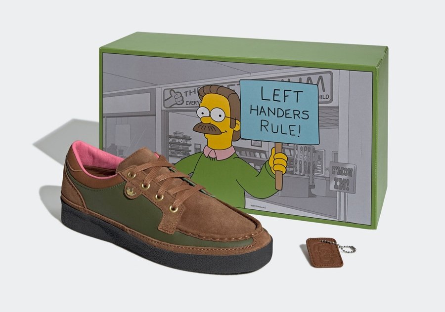 Ned Flanders con sus nuevos zapatos Adidas