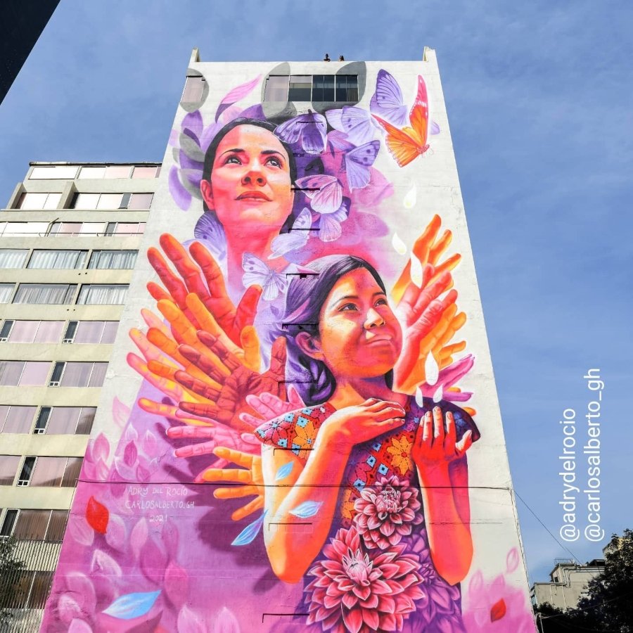 Los murales del mes de octubre por Adry del Rocío