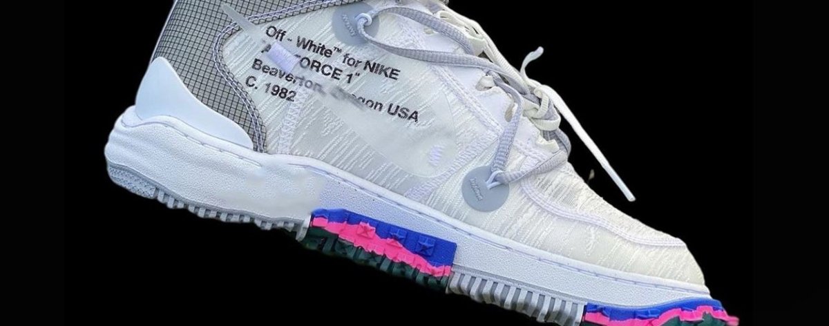 Off White x Nike Air Force 1 Mid: esto es lo que sabemos