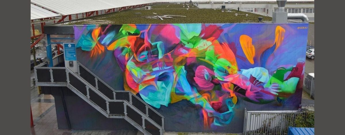“Untouchable”, el nuevo mural de GERA1 en Lelystad
