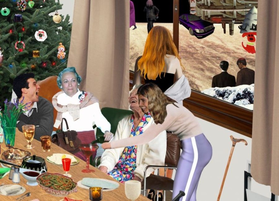 Collage sobre las festividades de fin de año