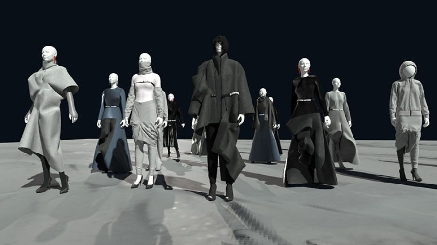 Colección Konsum de Accidental Cutting FW21 en la London Fashion Week Digital
