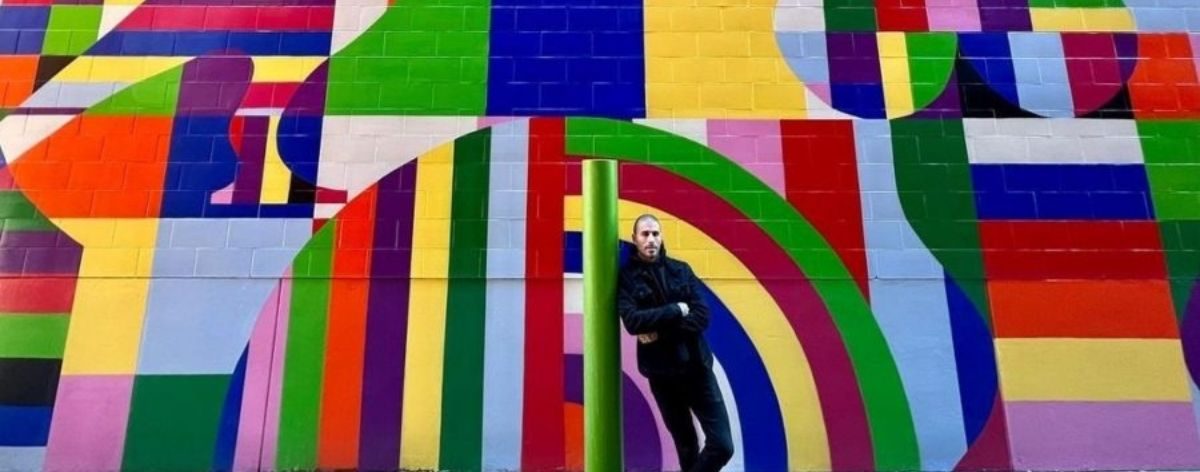 Over the Rainbow: el  mural de Typoe en Museo de Andy Warhol