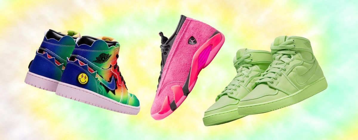 Pares de colores de Nike air Jordan