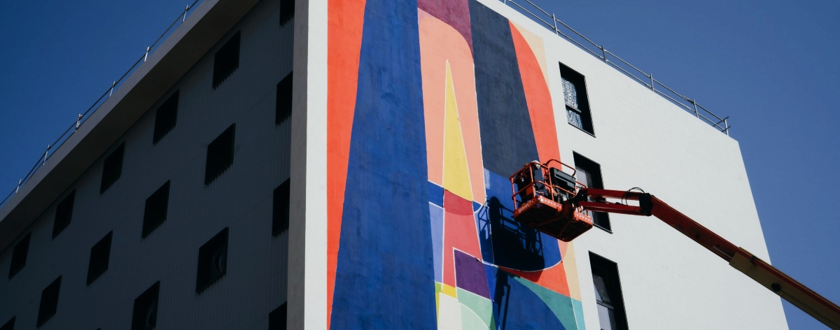 Boa Mistura presentó su nuevo mural titulado «HOGAR»