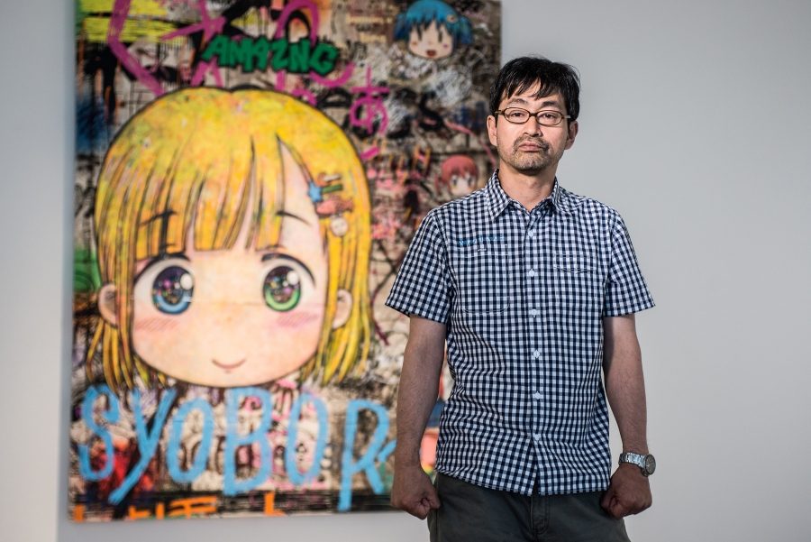 El artista japonés hace del manga y el anime piezas de arte