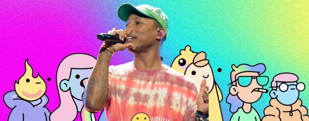 Pharrell Williams es el nuevo director de marca de Doodles NFTs