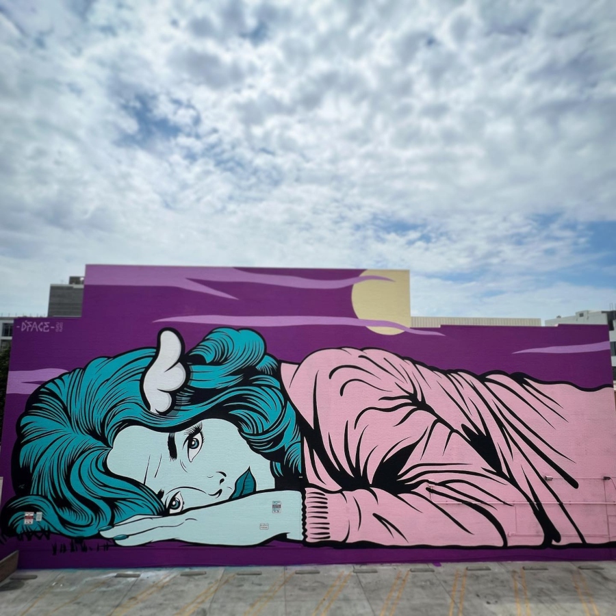 Mural por D*Face, mejores murales del mes