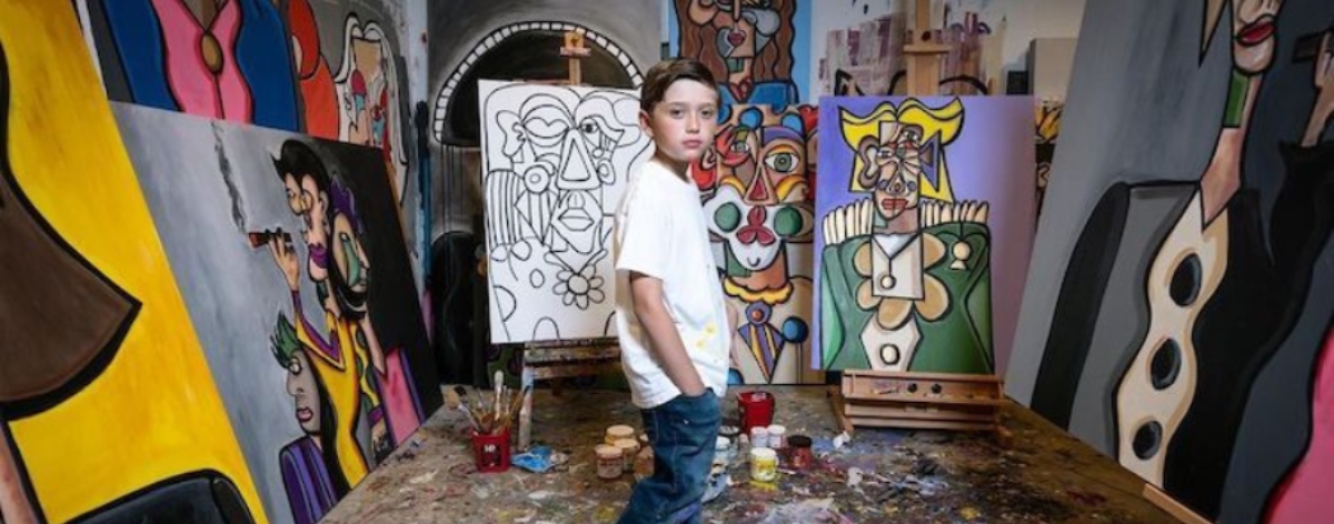 Andrés Valencia el niño prodigio del arte contemporáneo
