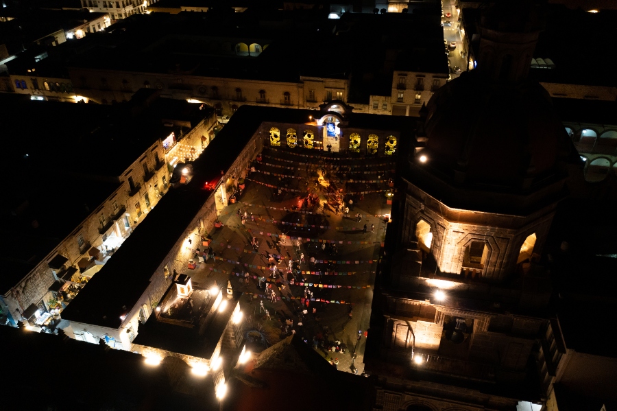 Vista aérea de la plaza San Agustín