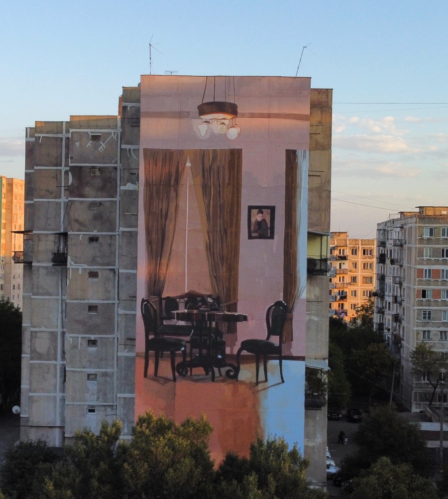 Mural de Mohamed para Tbilisi Mural Fest