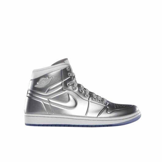 Air Jordan Silver Shoes