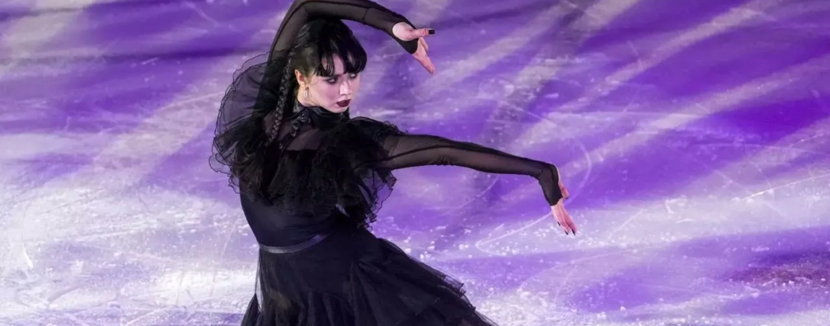 Kamila Valieva, la patinadora que recreó el baile viral de Wednesday