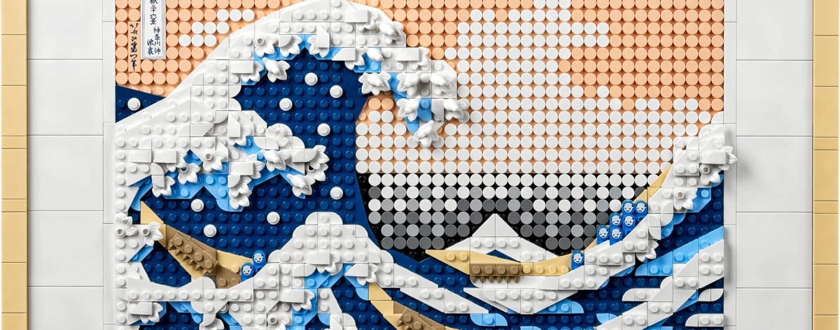The Great Wave x LEGO: el nuevo set de la colección LEGO Art
