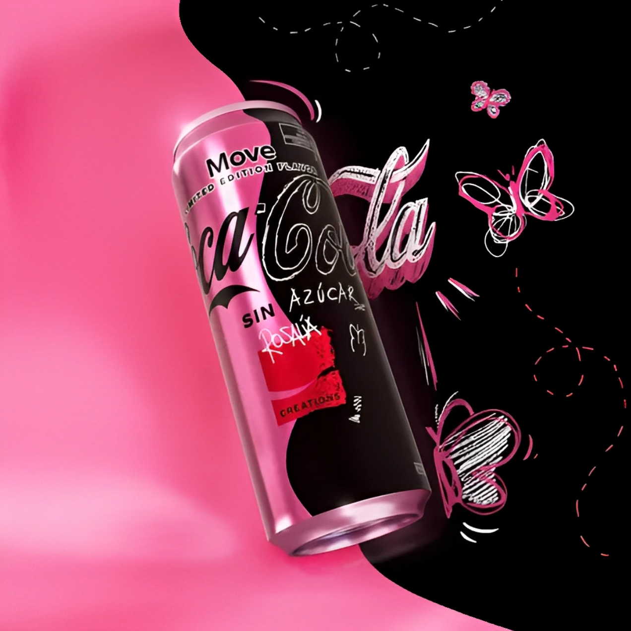 Rosalía y Coca-Cola crearon un sabor edición limitada