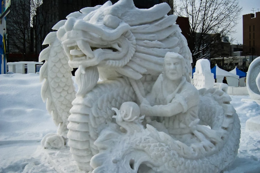 Esculturas del Festival de Invierno de Sapporo