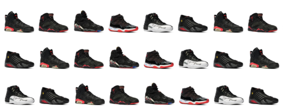 «The Dynasty Collection», las zapatillas Air Jordan de Michael Jordan usadas en la NBA en los años 90