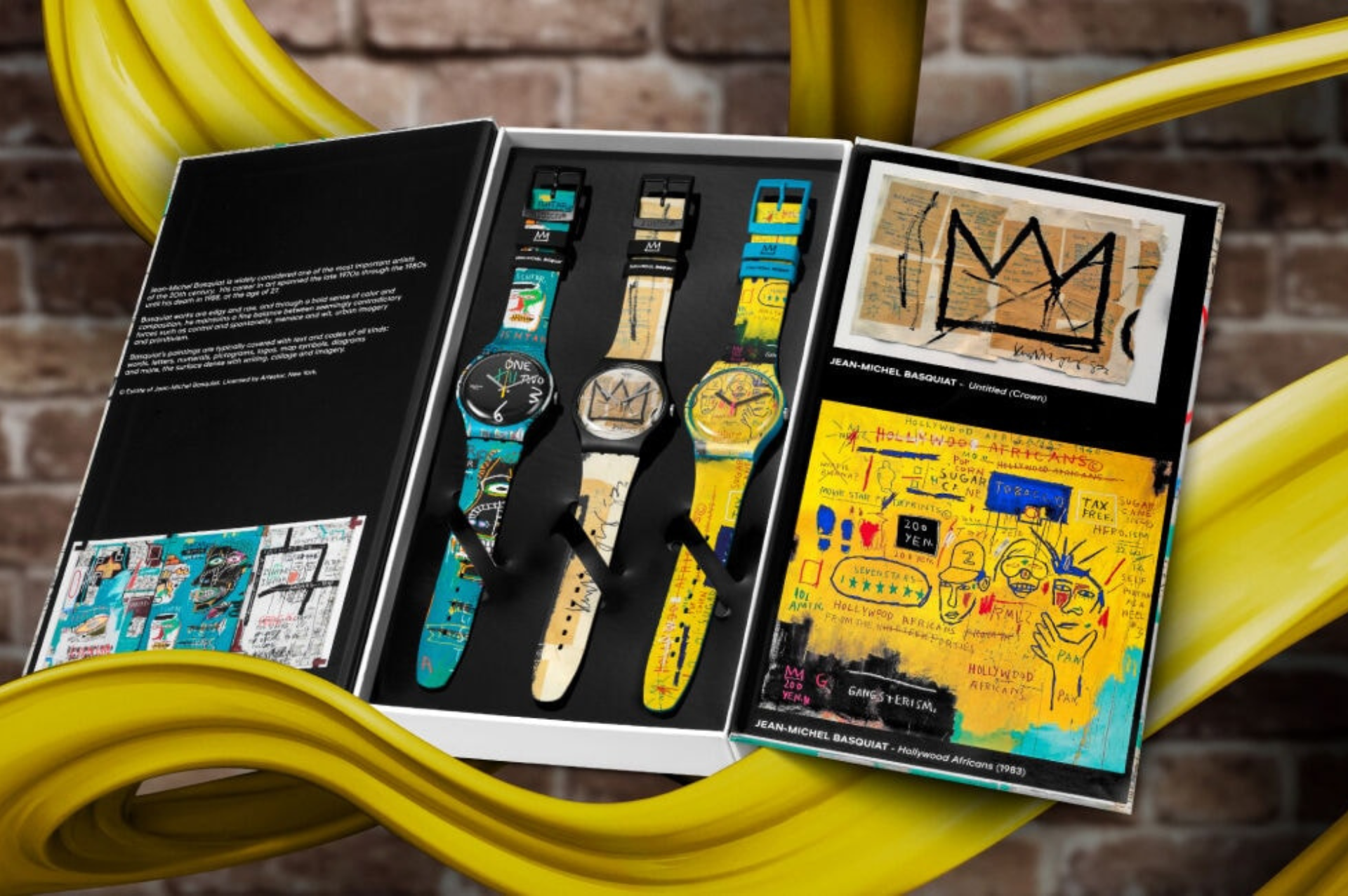 Swatch lanza colección tributo a Basquiat