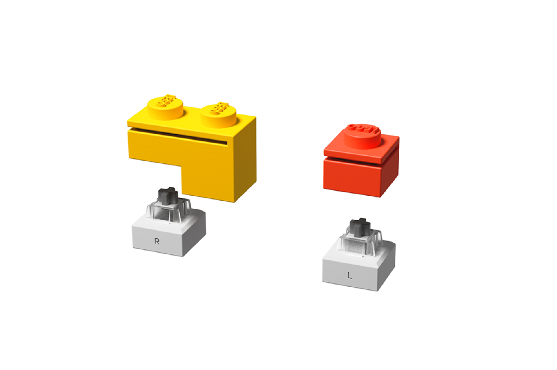 clickbrick: El Mouse conceptual Inspirado en LEGO